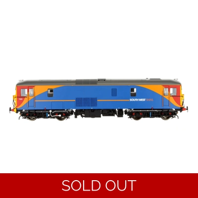 DAPOL 4D-006-012S OO Gauge CLASS 73 Electro Diesel South West Trains 73235 Blue Orange Red Livery DCC Sound Fitted